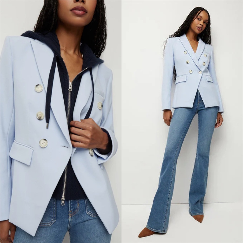 Veronica beard ice blue miller dickey jacket FINAL PRICE - Picture 4 of 7